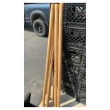 6- 5.5' WOOD POLES
