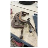 3 OVERSIZED C-CLAMPS