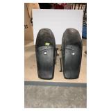 TWO MOTORCYCLE SADDLE BAGS