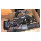 PORTER CABLE CORDLESS TOOLS W/ BATTERY & CHARGER