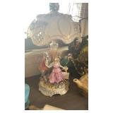 CAPADEMONTE DANCING FIGURES, 24' TALL LAMP W/