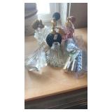 GROUP OF PERFUME BOTTLES & STOPPERS
