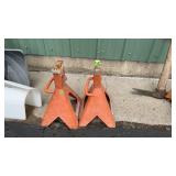PR OF ORANGE JACK STANDS