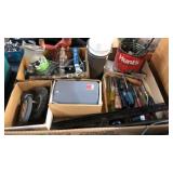 BX W/ SCREWDRIVERS, TIMER, GRINDING WHEELS/BRUSHES