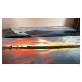 2 CANVAS LAKE SCENE PHOTOS