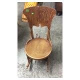 ANTIQUE OAK ROCKER