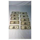 10 ONE DALLAR AILVER CERTIFICATE