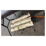 DECORATIVE LOGS & HOLDER