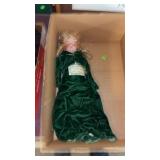 1900 FLORADORA GERMANY PORCELAIN DOLL OUTFIT