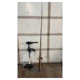 GROUP OF FISHING RODS W/ 1 REEL