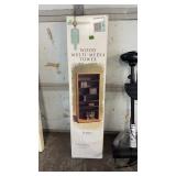 WOOD MULTI MEDIA STORAGE SHELF, NIB