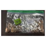 ANTIQUE TRIBAL SAW TOOTH BUTTONS