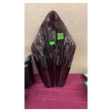 CERAMIC 3 COMPARTMENT VASE