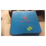 FIRST AID KIT, BLUE