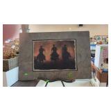 SIERRA SLAT IMAGES STONE PICTURE & STAND