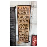 LIVE LOVE LAUGH WOOD ASIGN
