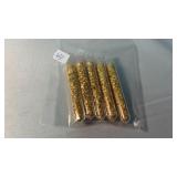 5 TUBES OF GOLD FOIL FLAKE