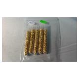 5 TUBES OF GOLD FOIL FLAKE