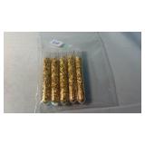 5 TUBES OF GOLD FOIL FLAKE
