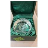 CRYSTAL CHINA FOOTBALL PAPERWEIGHT