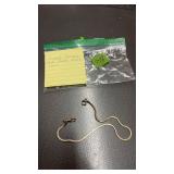 STAMPED GERMANY GOLD TONE POCKET WATCH CHAIN