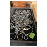 GROUP OF CHAINS W/ VARIOUS PENDANTS
