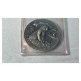 1 oz STERLING SILVER WILDLIFE COIN, PRAIRIE DOG