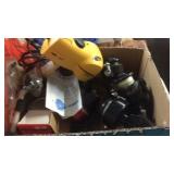 BX W/ 5 FISHING REELS, KNIFE & FISH HOOK SHARPENER