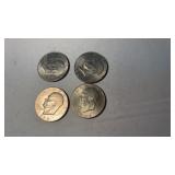 4 EISENHOWER DOLLARS