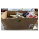 BX OF MISC PAINT SUPPLIES/TOOLS