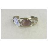 MEXICAN SILVER BRACELET W/ STONE