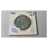1946 WALKING LIBERTY SILVER HALF DOLLAR