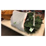 ARITIFICIAL PINE GARLAND? OR TREE, RACK & NORTH