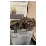 BUCKET OF COIL NAILS