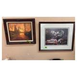 FRAMED BITTERROOT FIRES OF 2000 CANVAS PHOTO &