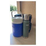 BATTERY BOX, COOLER JUG & STANLEY THERMOS