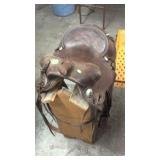 ANTIQUE SADDLE & STAND