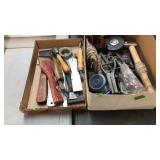 2BX W/ PAINT SCRAPPERS, PUTTY KNIVES, STRING,