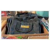 3 DEWALT TOOL BAGS & BLACK & DECKER TOOL BAG