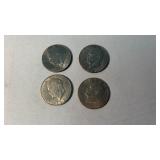 4 EISENHOWER DOLLARS