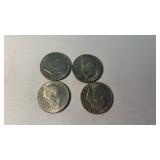 4 EISENHOWER DOLLARS
