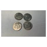 4 EISENHOWER DOLLARS