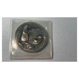 1 oz STERLING SILVER WILDLIFE COIN, SEA OTTER