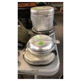 3 CAMPING MESS KITS & CAMP PROPANE COOK STOVE