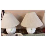 2 MATCHING TABLE LAMPS