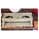 FISH CUT OUT SHELF COAT RACK