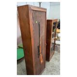 WOOD CABINET W/ 4 SHELVES