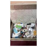 WORLD MAP BOX W/ BUTTONS