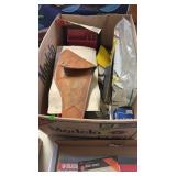 LEATHER HOLSTER, POCKET PLANES, SCREWDRIVER