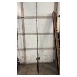 FISHING POLE & REEL AND 2 OTHER POLES